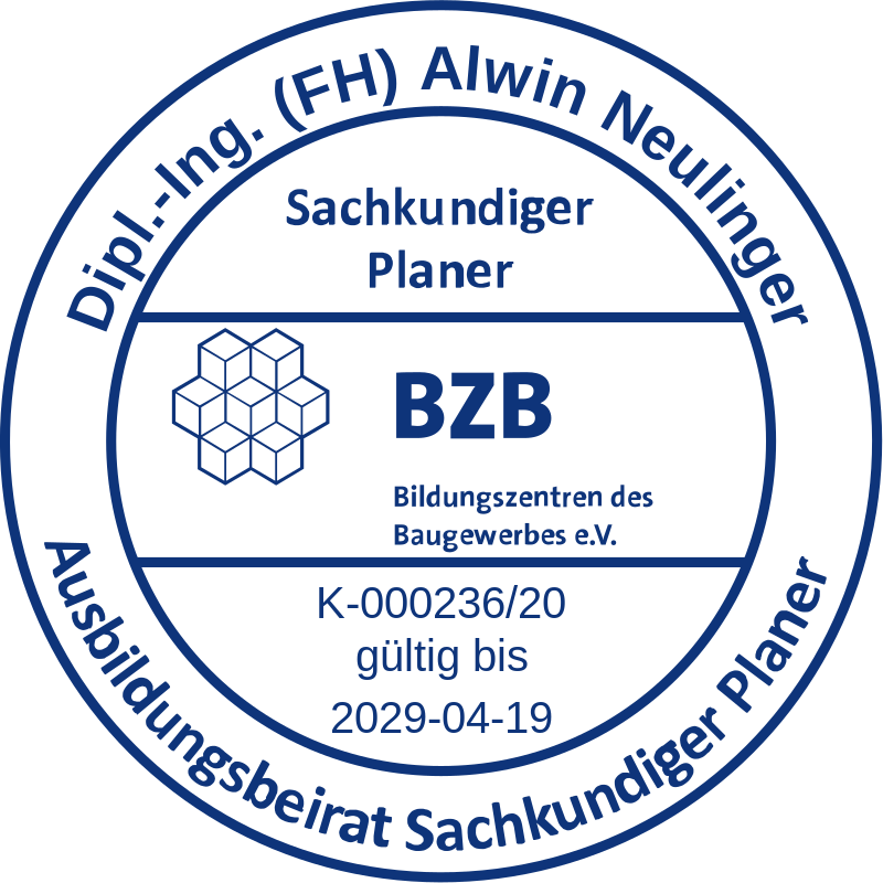 Siegel Sachkundiger Planer